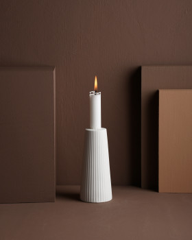Kerzenständer Linghed Weiß - Storefactory
